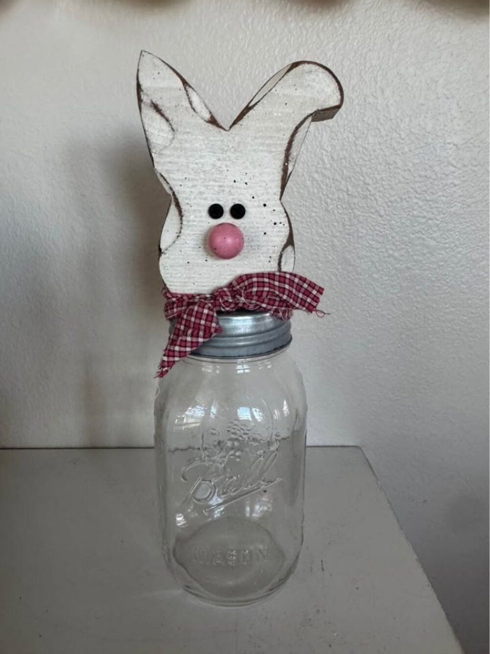 Easter Bunny Jar Topper